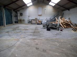 Disused dairy warehouse prior to refurbishment
