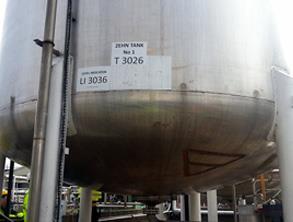 Leaking chemical storage tank