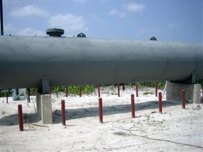 Vessel coated with Belzona 6111 (Liquid Anode) providing a cathodic protection to the metal surface